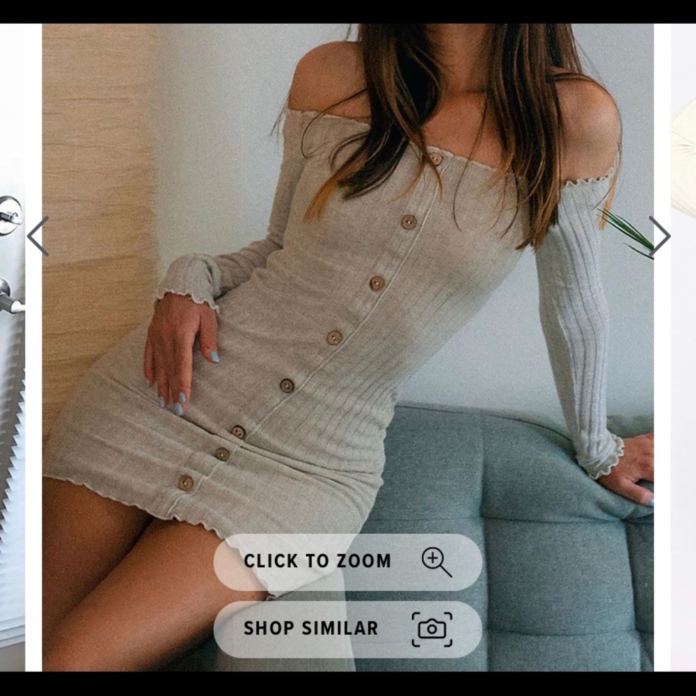 Off the Shoulder Mini Dress